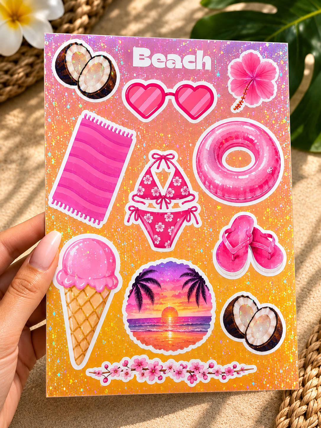 Beach Sticker Sheet